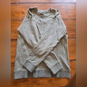 lululemon athletica Olive Green Sweatshirt